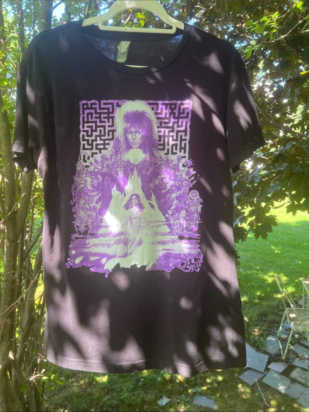 VTG David Bowie Labryinth Short-Sleeve Graphic Tee